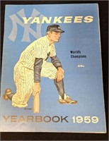1959 NY Yankees Worlds Champions Yearbook