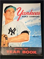 Official 1957 Year Book NY Yankees