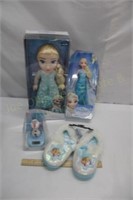 Disney Frozen Dolls, Bobble Head, & Slippers
