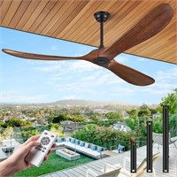 ABZ Ceiling Fans without Lights - 72 Inch Outdoor