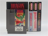 Dragon Warrior I,II,III,IV NES Game Lot/Nintendo