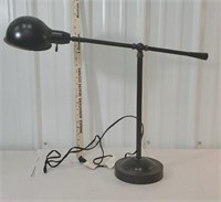 Black industrial style desk lamp