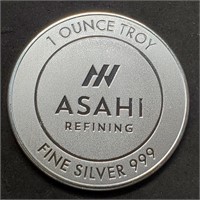 Silver Asahi 1 Oz  (31.1Gm) Coin