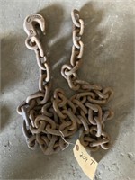 7' the log chain, with hook