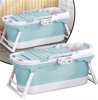 New Portable Bathtub- 55" Foldable Bathtub for