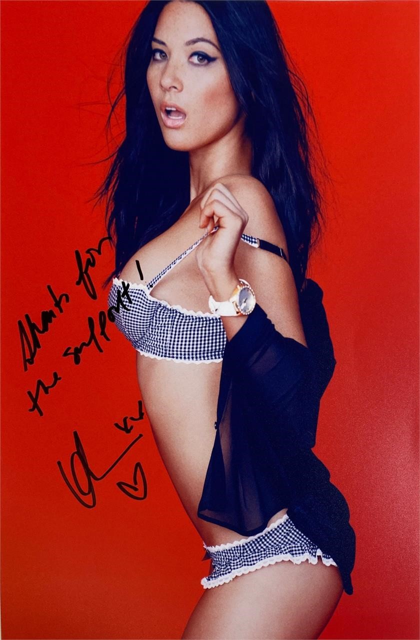 Autograph Signed COA Hollywood Sexy Actress Photo M