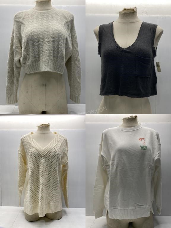 XS Lot of 4 Ladies Aerie Tops - NWT $235