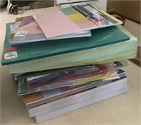 LARGE LOT OF NEW SCRAPBOOK PAPER