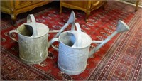 Galvanized Watering Cans.