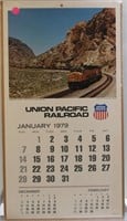 1979 Union Pacific Railroad Calendar