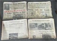 (4) 1968 Newspapers: Richmond Afro-American &