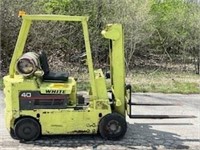 White Forklift