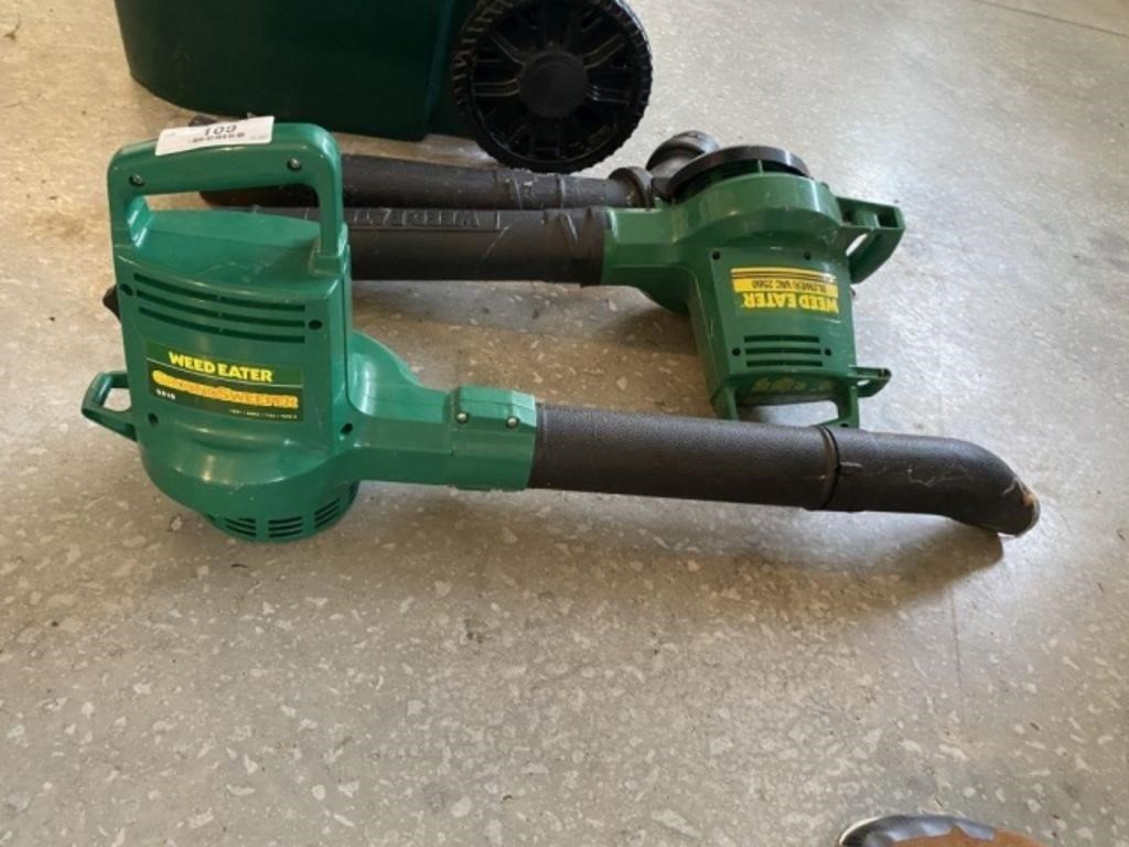 2 Electric Weed Eater Blower Vacs