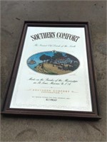 1970's Southern Comfort Mirror