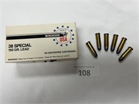 Winchester 38 Special, 150 GR Lead