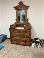 ANTIQUE DRESSER (in basement)