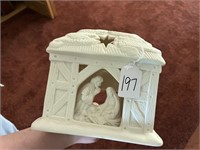 Partylite Nativity Tea Light Candle Holder