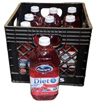 Lot of 8- Ocean Spray Diet Cranberry Juice