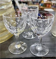 STAR ETCHED CRYSTAL CORDIALS