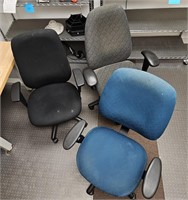 (3) Office Chairs