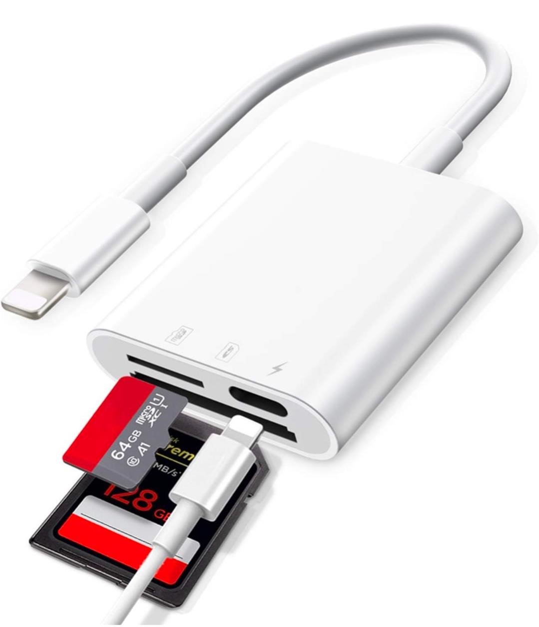 [Apple MFi Certified] Lightning to SD Card