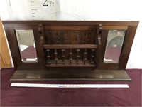 Gorgeous Antique Walnut Wall Hanging/Mantle