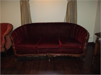 Beautifully handcarved sofa