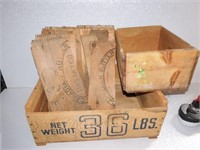 Lot of Wooden Crates & Sides