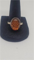 Sterling ring sz9 marked 925 ziv id