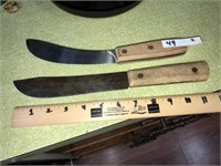(2) Butcher Knives