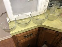 Glass Mixing Bowl Set (4 Pc)