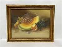Vintage framed fruit picture