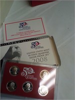 2008 silver quarter proof set