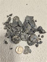 Estate lot of melted dimes