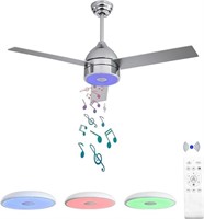 Asall 48 Inch Smart Ceiling Fan With Rgb Dimming