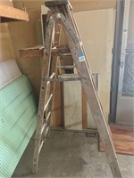 6 ft step ladder, wooden