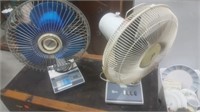 2 Variable Speed Oscillating Fans