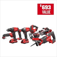 Craftsman 8-tool Power Tool Combo Kit With Soft