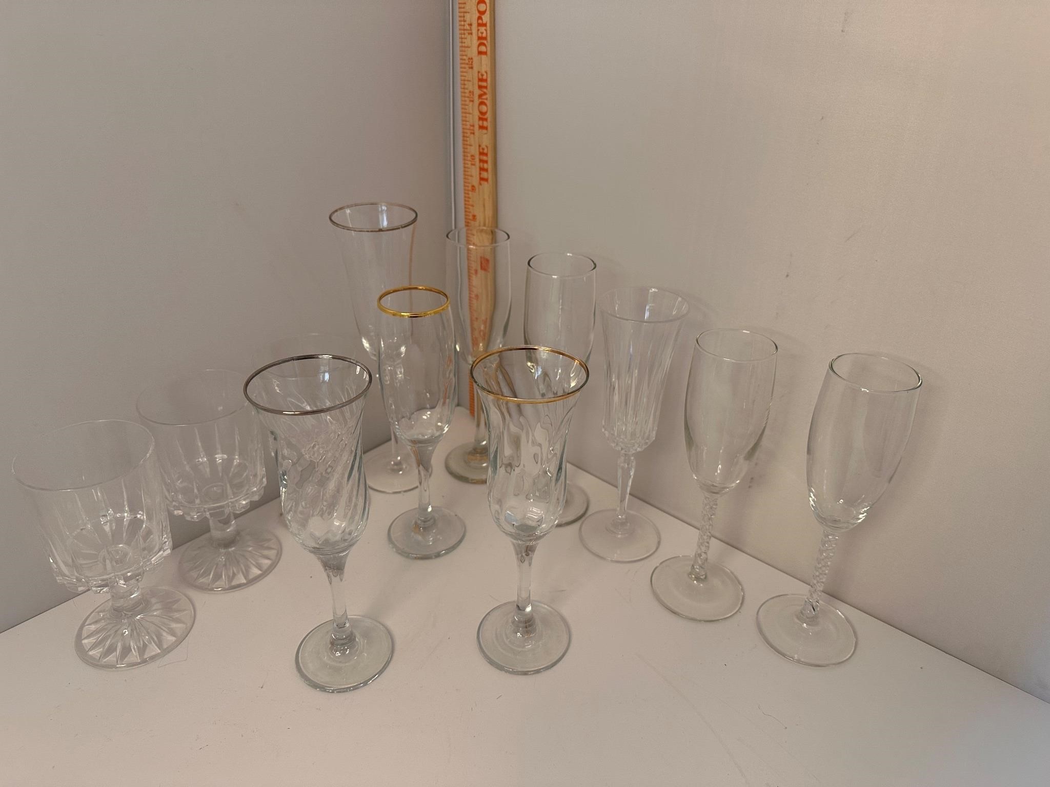 Several nice stemware glasses
