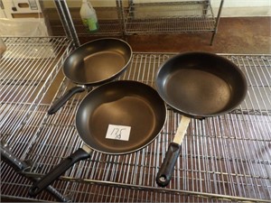 Bid X 3: 12" Frying Pans