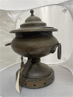 Metal Pot w/Stand & Lid- As Is