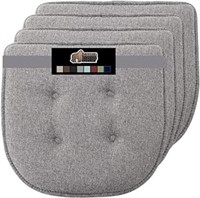 Gorilla Grip Tufted Memory Foam Chair Cushions,