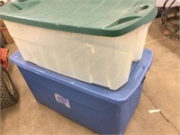 2 Large storage totes