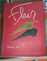 Cover of Flair Magazine February 1950 - Contents