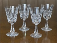 Four Waterford Crystal "Kylemore" Claret Stems