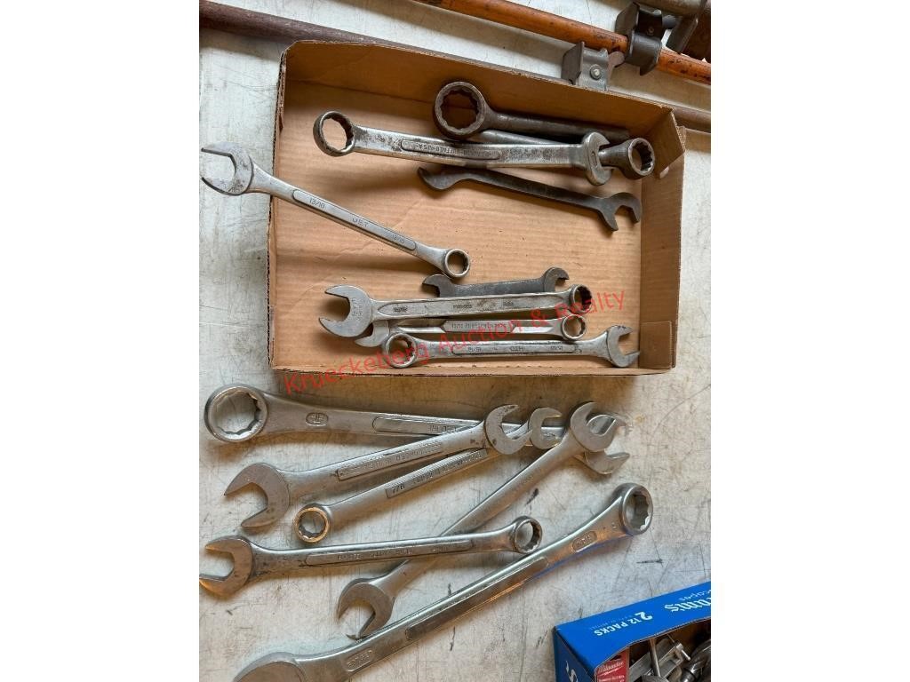 Assorted Lg Standard Wrenches