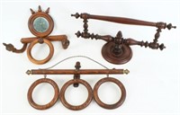 (3) Antique Towel Holders