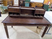 Vintage Wood Desk w/removable Top