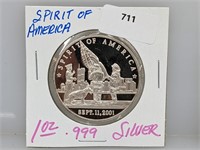 1oz .999 Silver Spirit of America 9-11