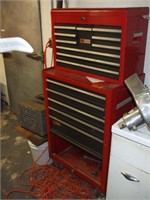 SEARS CRAFTSMAN TOOLBOX WITH CONTENTS